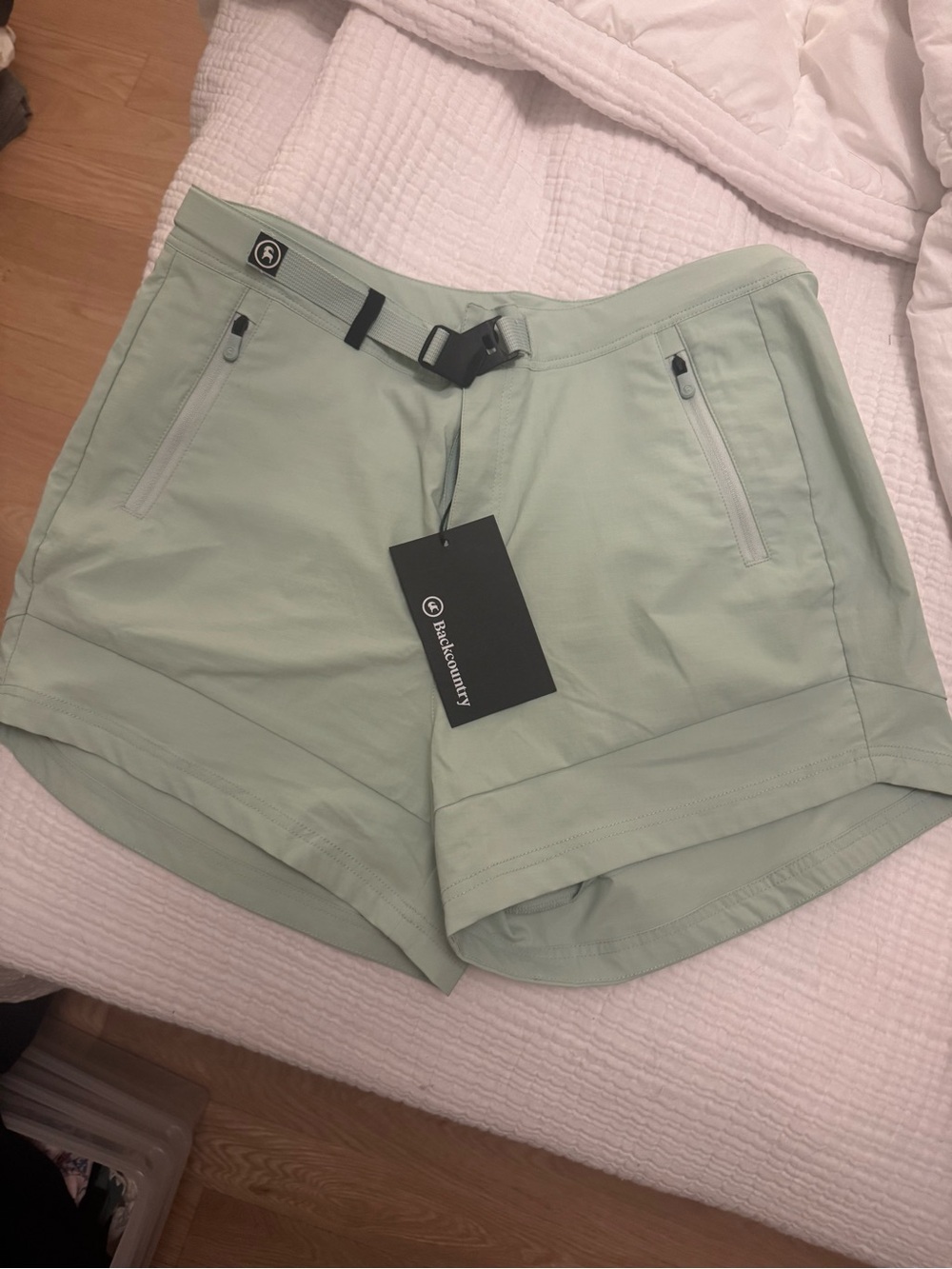 Backcountry Women's Athletic Shorts - Sage Green - NWT